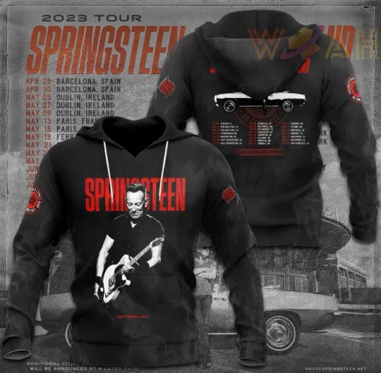 Discover 2023 Shirt New Bruce Springsteen 3D Hoodie
