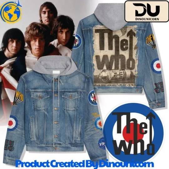Discover The Who Hooded Denim Jacket
