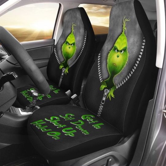 Discover funny character 2PCS Car Seat Cover – VANDH1583