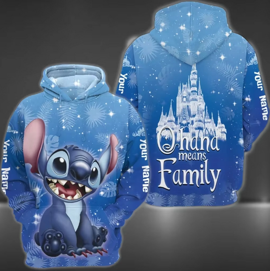 Discover Stitchh Men's Hoodie Disneyyy Men's Wear 3D Cartoon Print