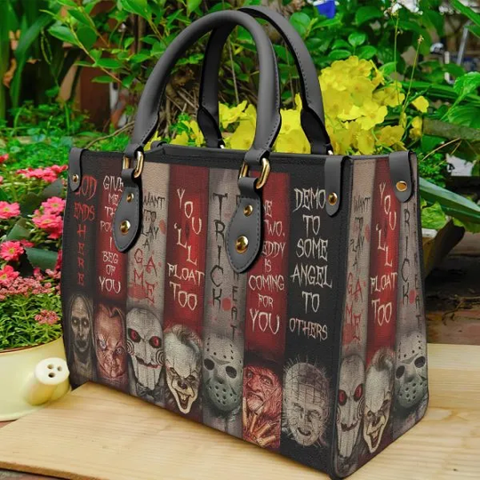 Discover Horror Movies Leather HandBag – ANHNV 5010