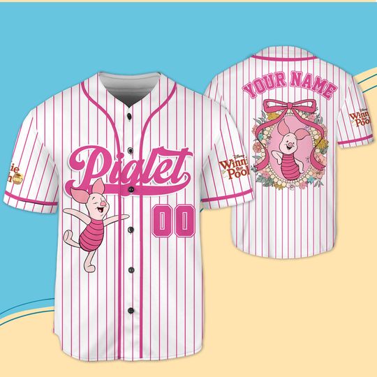 Discover Personalized Baseball Jersey, winniee the poohh Shirt, Magicc Kingdom Shirt, Disneyyy Baseball Jersey