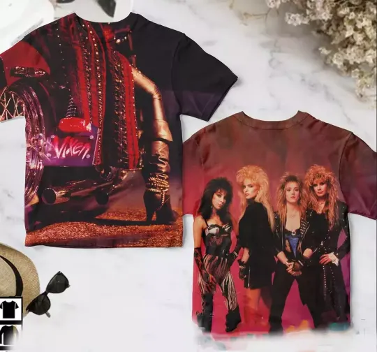 Discover Vixen Band Vixba Album Cover AOP 3D T-shirt