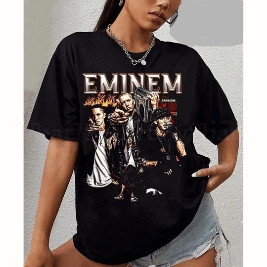 Discover Eminem Fan Gift T-Shirt, Unisex Rap Music Tee