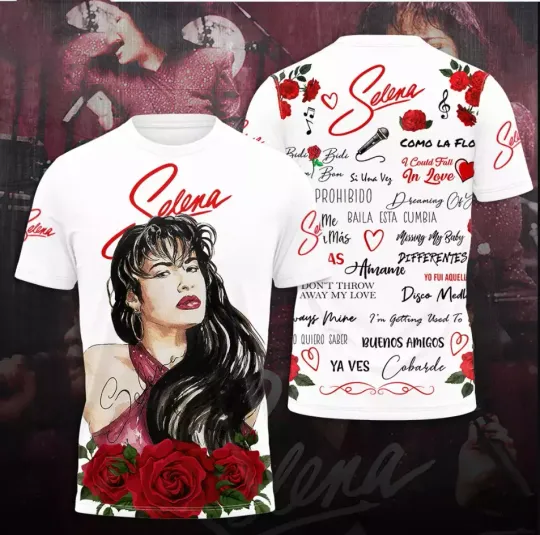 Discover Selena Quintanilla AOP 3D T-shirt