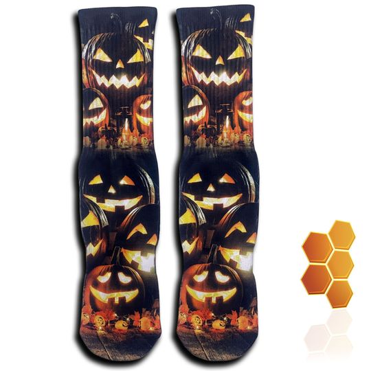 Discover Pumpkin Socks