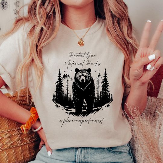 Discover Protect Our National Parks Shirt, Resist Anti Trump Unisex Tee