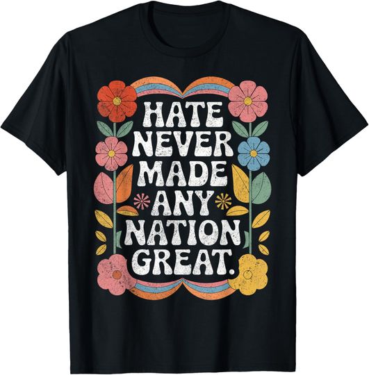 Discover Anti Trump Floral Democrat President Liberal T-Shirt