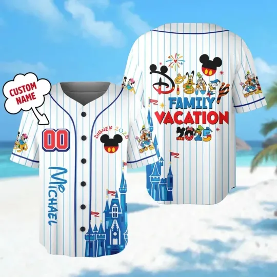 Discover Personalized Mickeyy mouse Baseball Jersey Shirt for Fans, Jersey Shirt Gifts