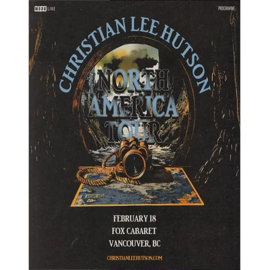 Discover Poster Christian Lee Hutson in Vancouver, BC on Feb 18, 2025 Tour Poster