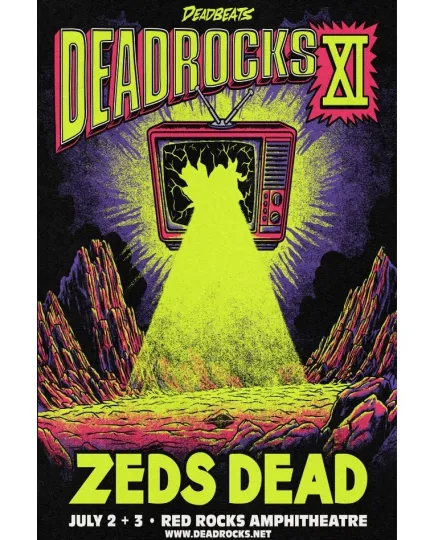 Discover Poster Zeds Dead in Morrison, CO on July 2-3, 2025 Tour Poster, gift for fans