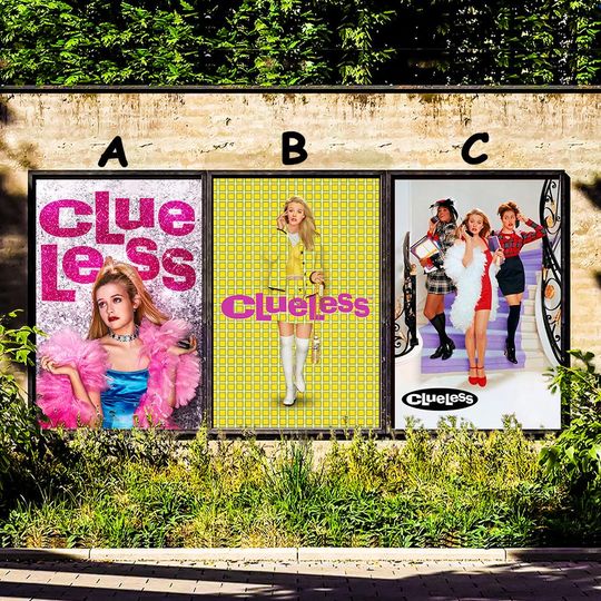 Discover Clueless (1995) Movie Poster| Canvas Poster| Unframed Movie Poster