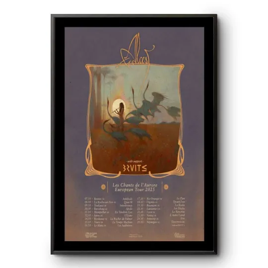 Discover Alcest Les Chants de l’Aurore Tour 2025 Poster