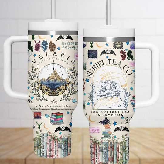 Discover Velaris Acotar Tumbler 40 oz, Velaris City Of Starlight Insulated Tumbler