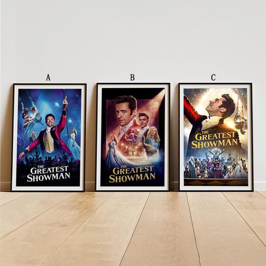 Discover The Greatest Showman Movie Poster, Classic Movie Wall Art, Vintage Art Print, Home Decor