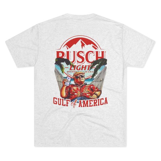Discover Trump Patriot Light Beer Hawaiin Tee, Gulf of America T-shirt