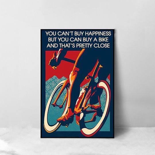 Discover Road Bike Art Poster - High Quality Canvas Art Print - Room Decoration - Art Poster For Gift