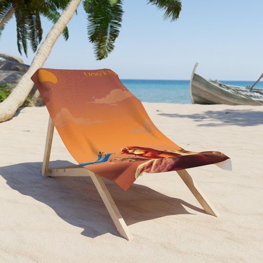Discover Lion King Beach Towel
