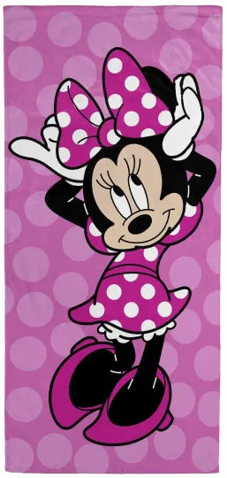 Discover Disneyyy Minniee Mouse Cheery Bath/Pool/Beach Towel
