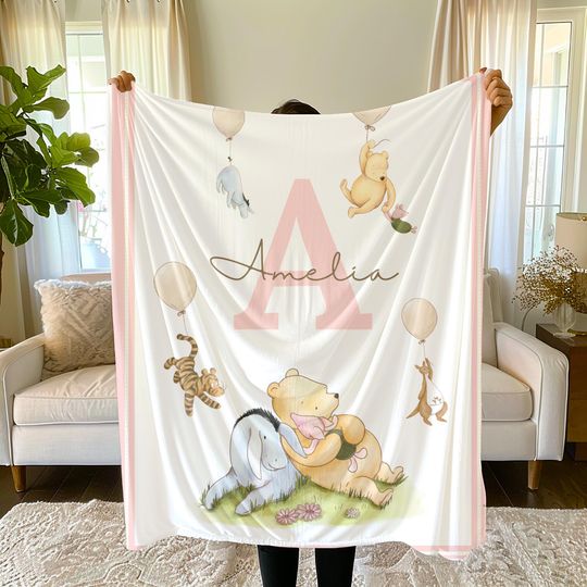 Discover Personalized winniee the poohh Blanket