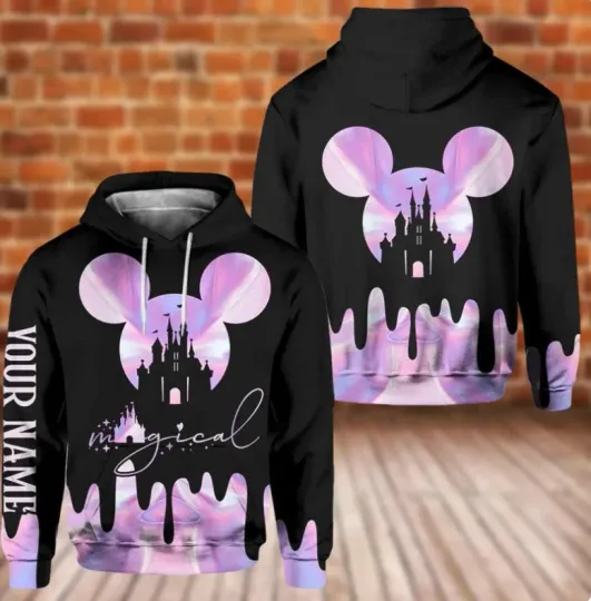 Discover Personalized Magical Castle Mickeyy mouse 3D HOODIE
