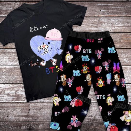 Discover Little miss BTS Pajamas Set,