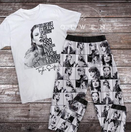 Discover The Erass Tourr TS Holiday Pajamas Set