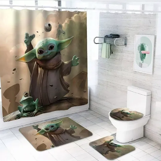 Discover Babyy Yodaa Bathroom Sets, Shower Curtain Sets
