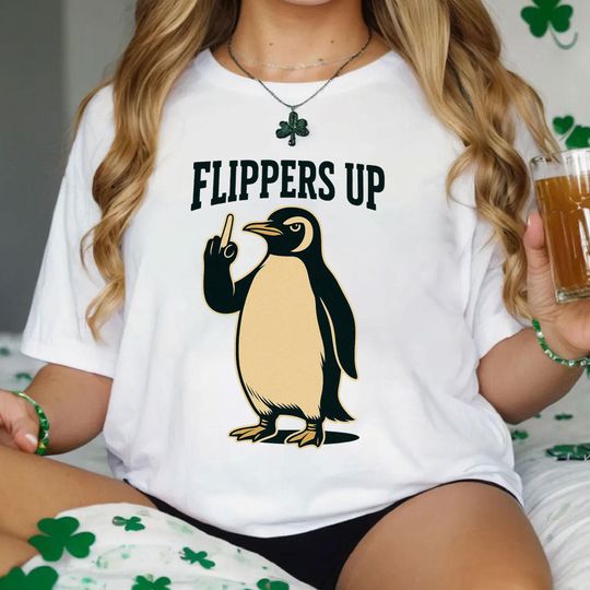 Discover Penguins Flippers Up Shirt, Subtle FDT Tee, Resistance Protest T-Shirt