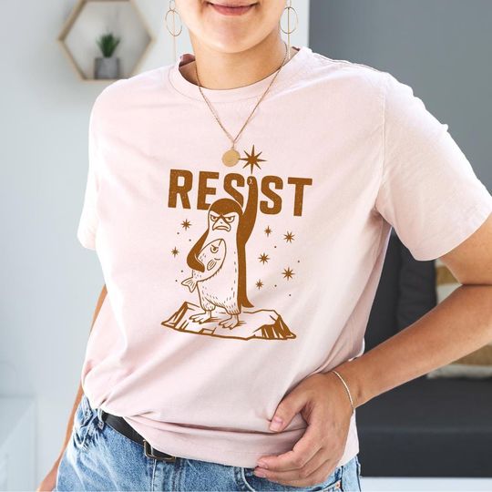 Discover Penguins Resist T-Shirt, Penguins Against Tariffs Shirt, FDT Shirt