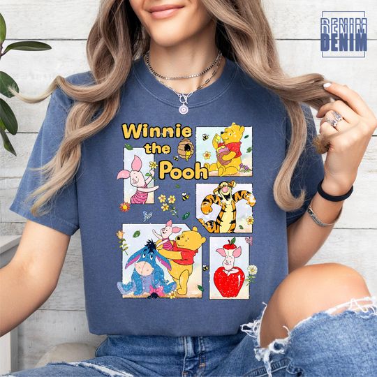 Discover Retro winniee the poohh Shirt, Disneyyy Family Shirt