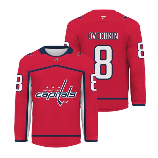 Discover Custom Men Alexander Ovechkin Capitals Red Jersey
