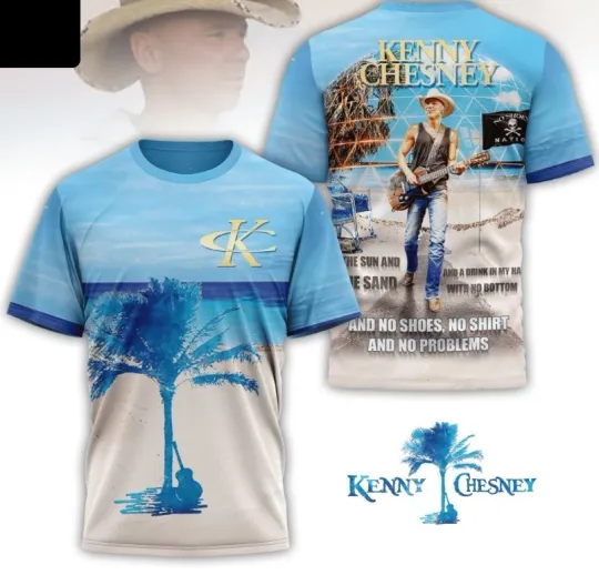 Discover K Ches No Shoes No Shirt No Problem 3D T-Shirt