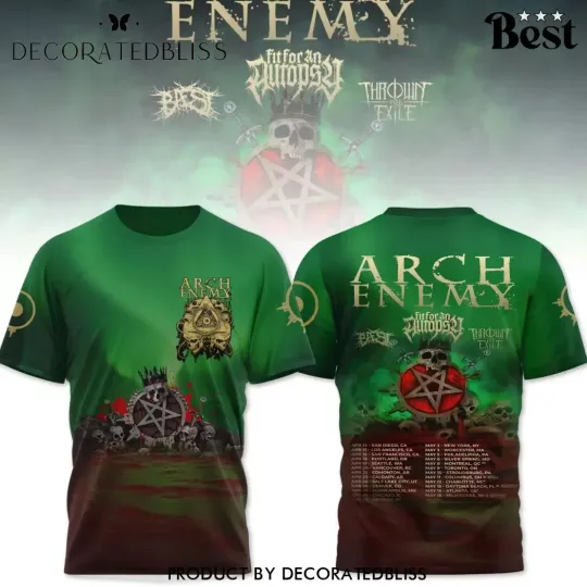 Discover Arch Enemy – Fit For An Autopsy 3D T-Shirt