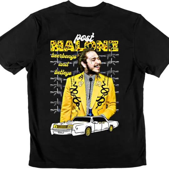 Discover Post Malone Fan T-Shirt Concert Tee Gift