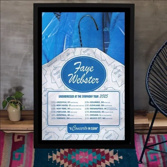 Discover TSP POSTERFaye Webster Underdressed At The Symphony Tour 2025 Poster