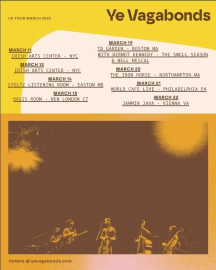 Discover Poster Ye Vagabonds US Tour 2025 Poster, gift for fans