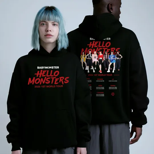 Discover Babymonster Hoodie Babymonster Merch Babymonster Shirt Babymonster Tour Hoodies