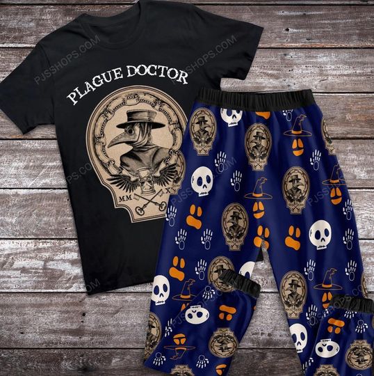 Discover Plague Doctor Halloween Pajamas Set