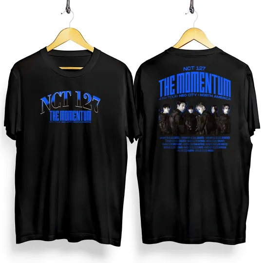 Discover NCT 127 The Momentum Tour 2025 T-Shirt, NCT 127 T Shirt, NCT 127 Tour T Shirt