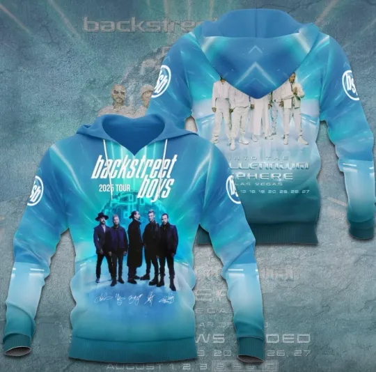 Discover 2025 Backstreet Boys 3D Hoodie Best Tour Design For Fan new