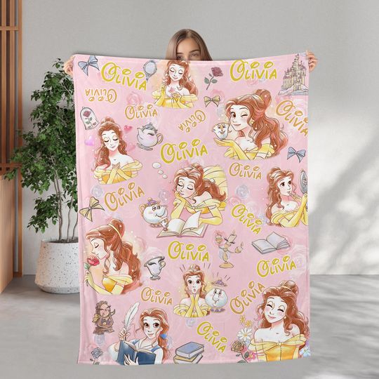 Discover Personalized Beautyy and The Beastt Throw Blanket, Home Decor Gifts