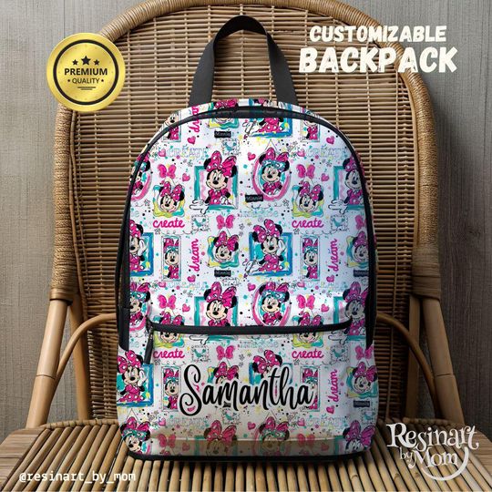 Discover Custom name Minniee Backpack