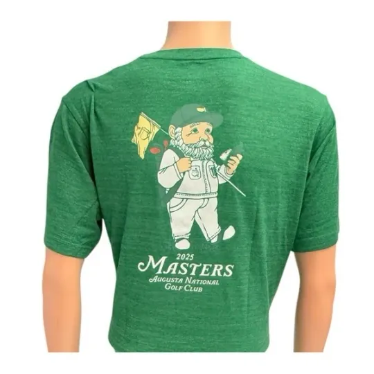 Discover 2025 Masters Gnome T Shirt Green Augusta National Medium Green Rory Mcilroy