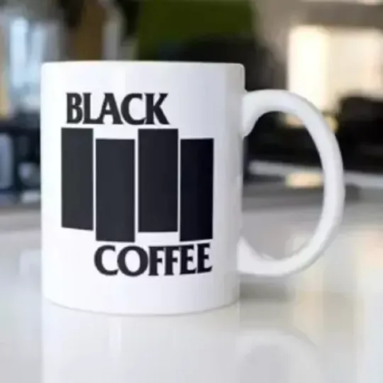 Discover Black Flag Coffee Ceramic Mug, 11 -15 OZ