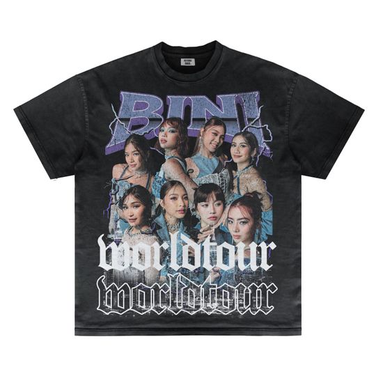 Discover BINIVERSE WORLD TOUR 2025 3d Vintage Tee