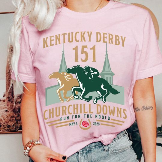 Discover Kentucky Derby Churchill Downs 2025 Shirt,Derby Tee, 151th Kentucky Horse Racing Gift