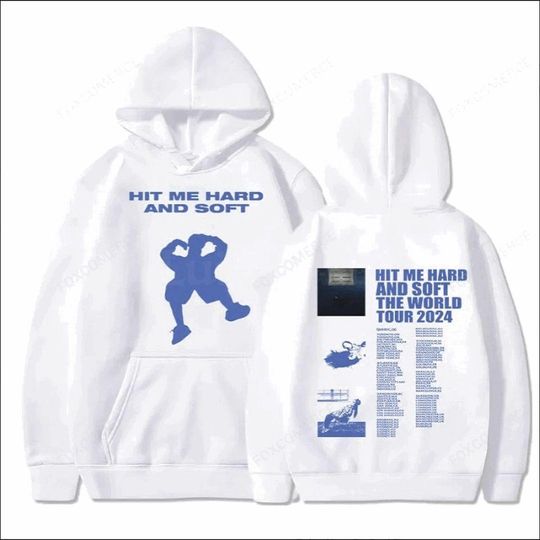 Discover Hit Me Hard and Soft Hoodie 2025 Harajuku Fashion Pullovers Hoodies