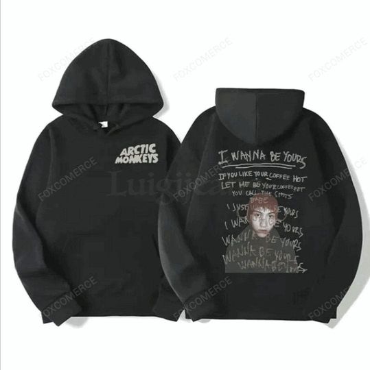 Discover Arctic Monkeys AM Tour Hoodie Wanna Be Yours Album Vintage Hoodies