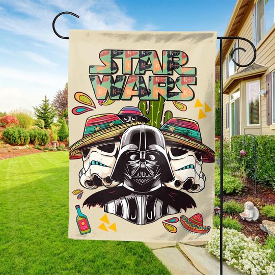 Discover Starr Warss Darthh Vaderr Stormtrooper Garden Flag